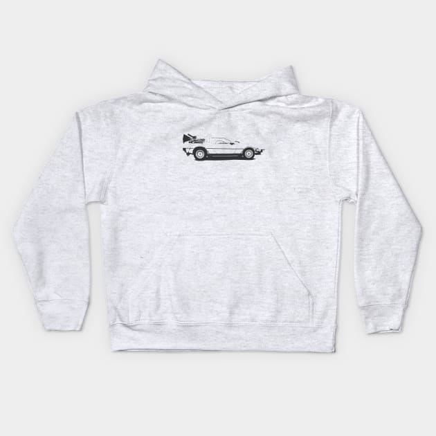 Delorean Kids Hoodie by samsrevenge